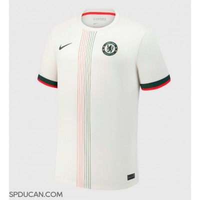 Muški Nogometni Dres Chelsea Christopher Nkunku #18 Gostujuci 2025-26 Kratak Rukav Muški Nogometni Dres Chelsea Christopher Nkunku #18 Gostujuci 2025-26 Kratak Rukav